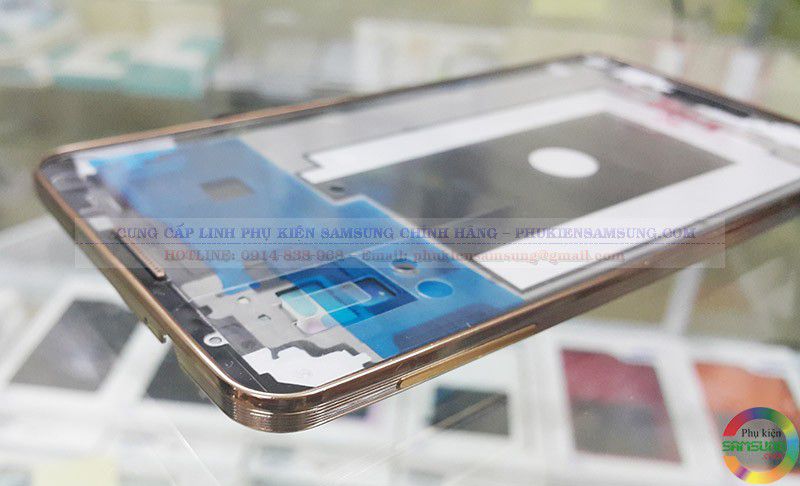 Thay viền Note 3 màu gold