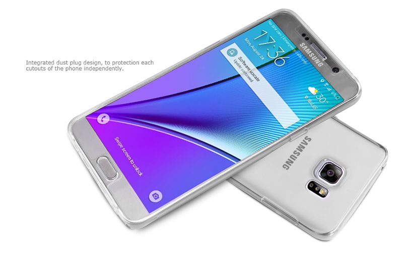 Ốp lưng silicon Samsung Galaxy Note 5 hiệu Nillkin chính hãng