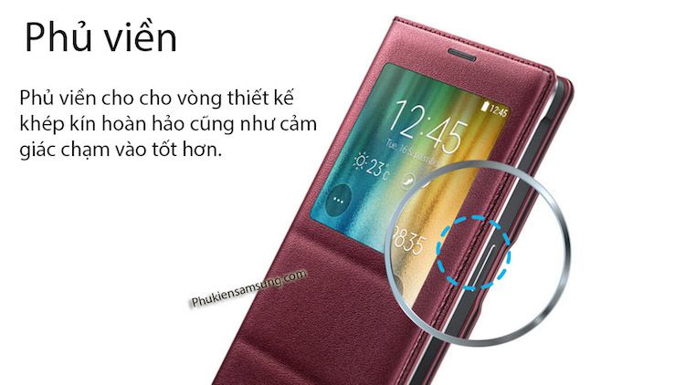 Bao da chính hãng cho Galaxy note 4