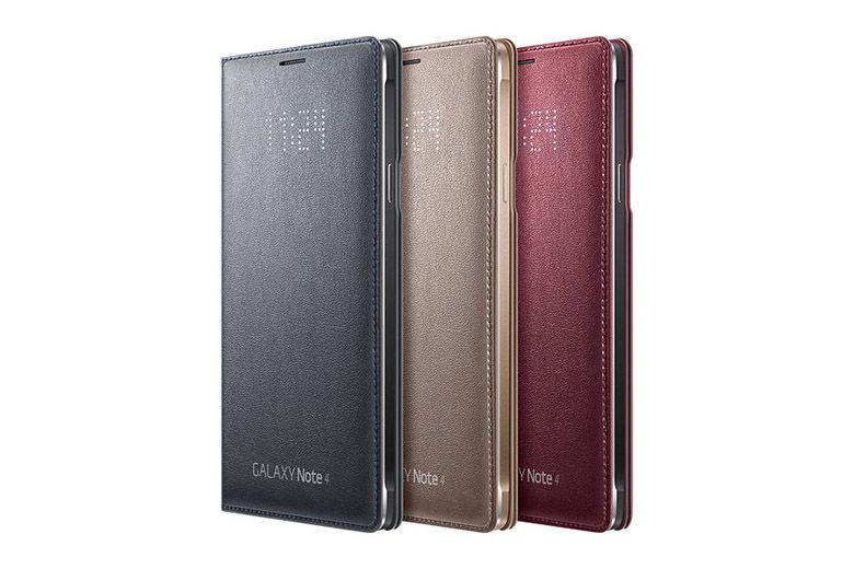 Bao da Galaxy Note 4 Led Flip Wallet 