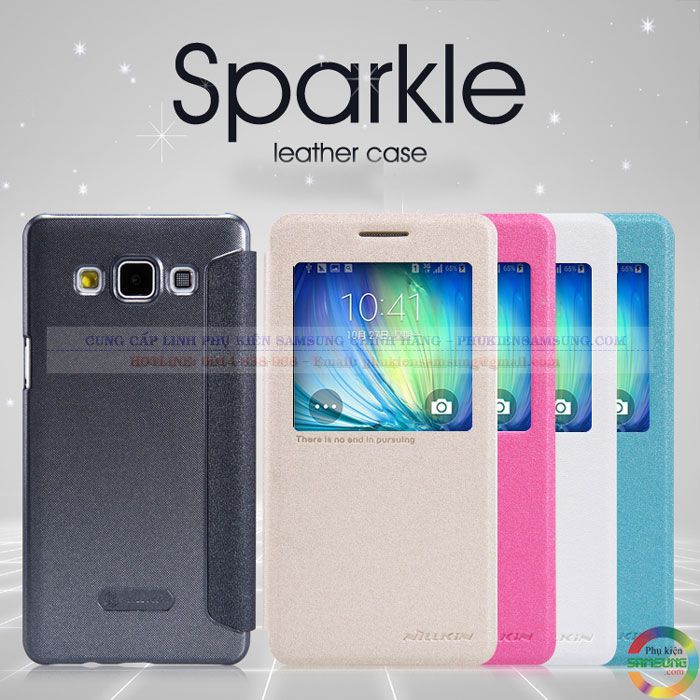 bao da galaxy e7 hiệu nillkin sparkle