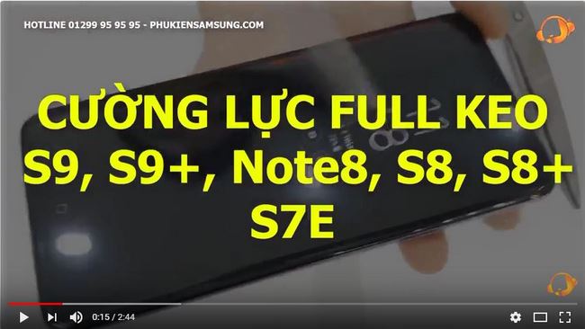 Kính cường lực Full keo Galaxy S9 Plus UV  hiệu T-Max