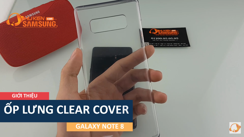 Ốp lưng Clear Cover Galaxy Note 8 chính hãng