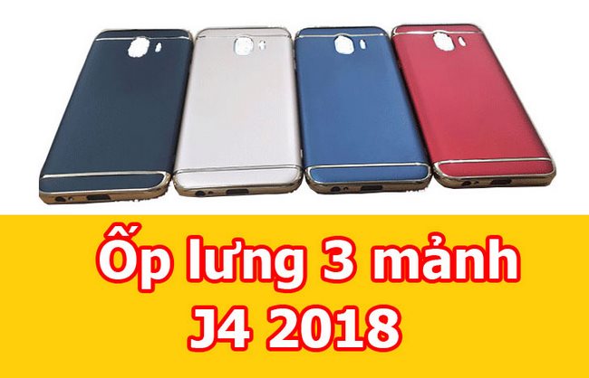 Ốp lưng 3 mảnh cho Samsung J4 2018