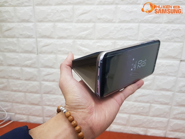 bao da gập S8 plus Clear view chính hãng