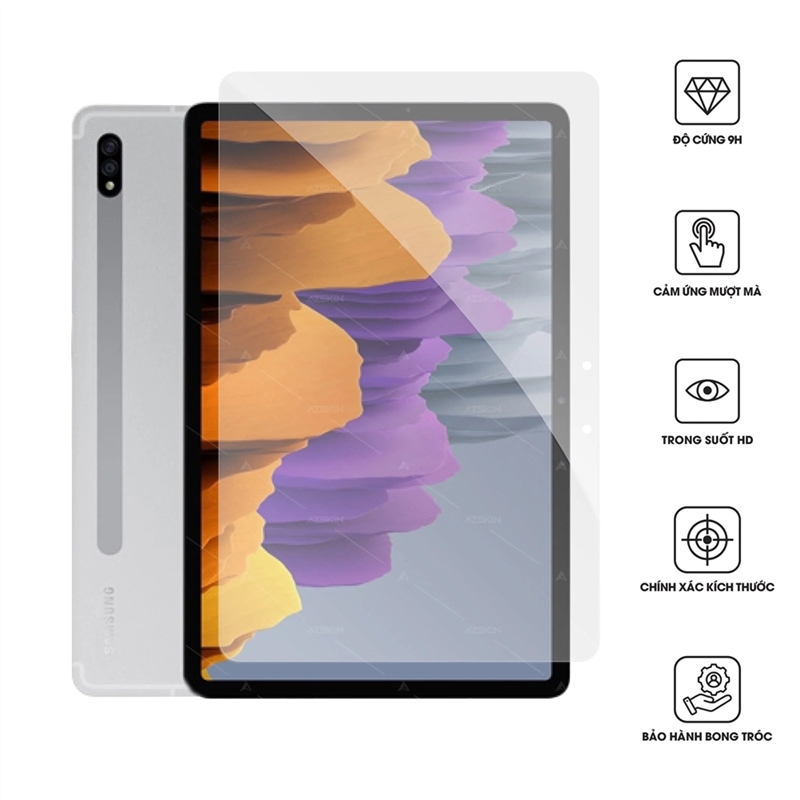 Kính Nano thủy tinh Galaxy Tab S10 FE Full màn trong suốt 9H