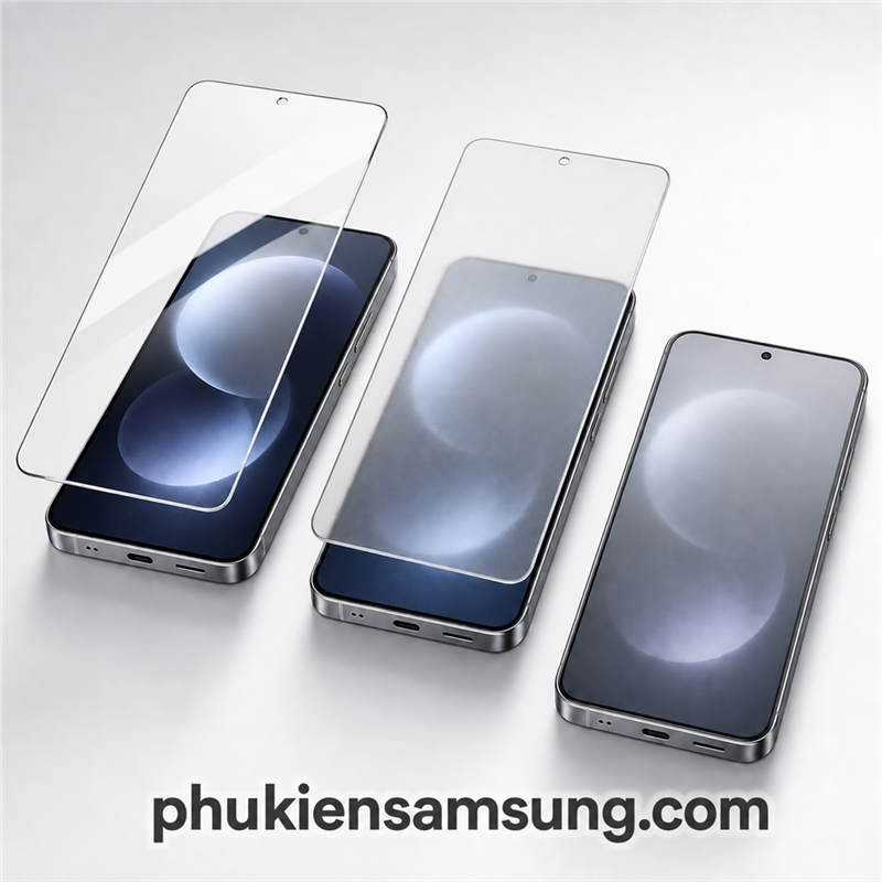 Kính cường lực Nano Galaxy S25, S25 Plus, S25 Ultra và S25 FE