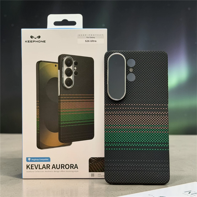 Ốp lưng Samsung Galaxy S26 Ultra KEEPHONE Kevlar MagSafe