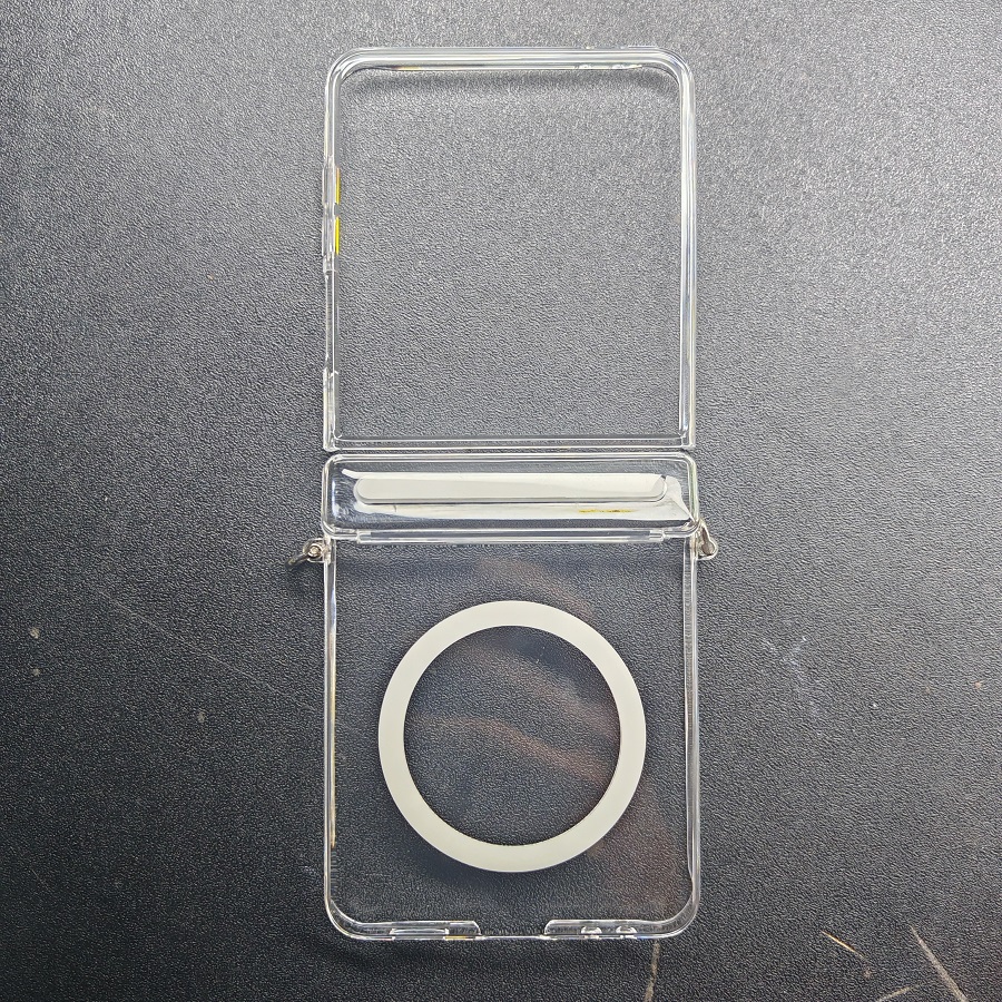 Ốp MagSafe Cho Galaxy Z Flip 7 Nhựa Cứng Trong Suốt – Bảo Vệ Bản Lề, Giữ Nguyên Vẻ Đẹp Nguyên Bản