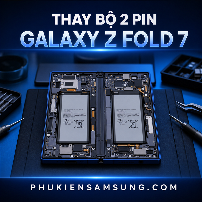 Thay bộ 2 pin Samsung Galaxy Z Fold 7