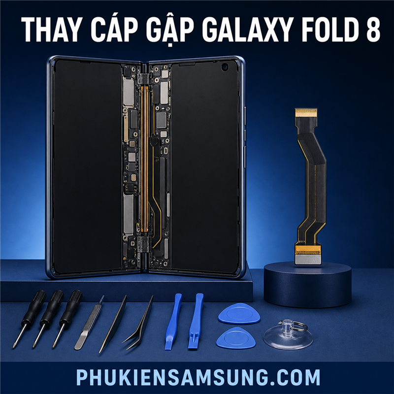 Thay cáp gập Samsung Galaxy Fold 8