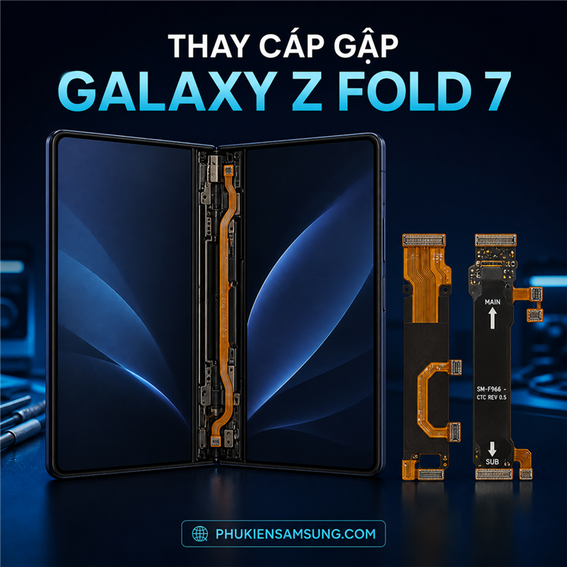 Thay cáp gập Samsung Galaxy Z Fold 7