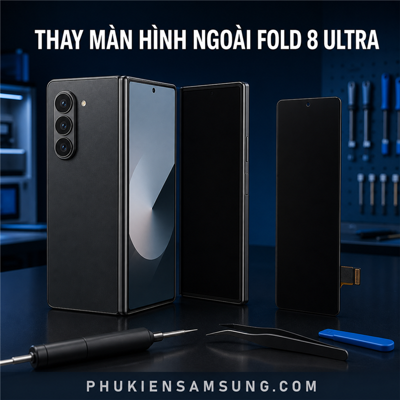 Thay màn hình ngoài Samsung Galaxy Fold 8 Ultra