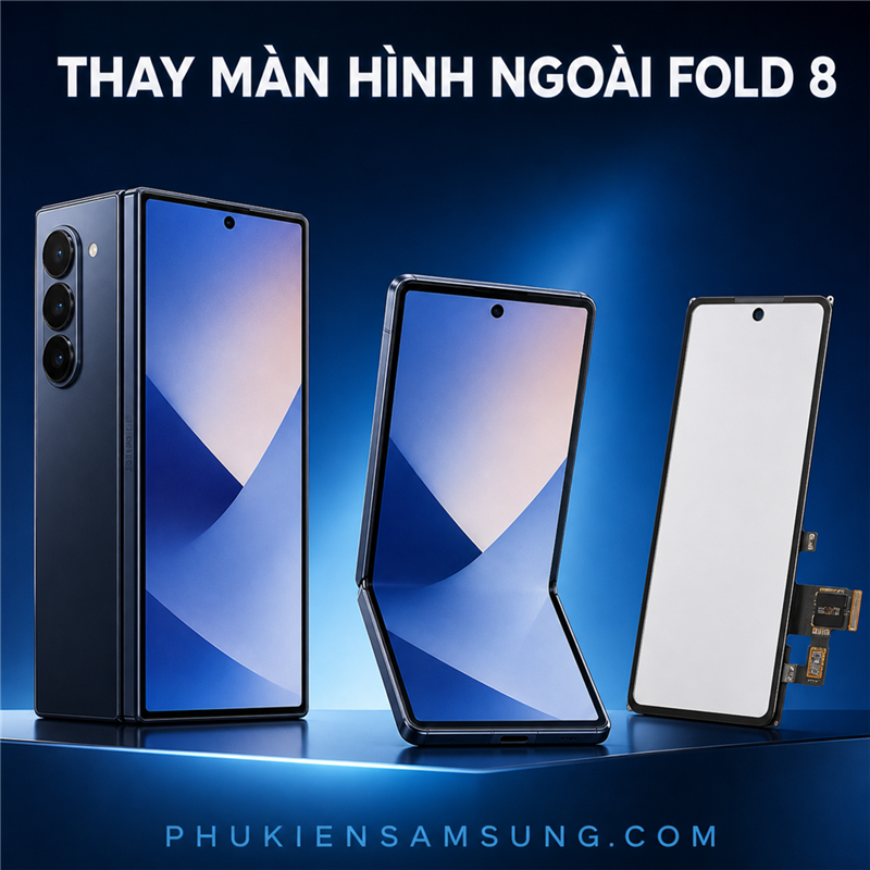 Thay màn hình ngoài Samsung Galaxy Fold 8