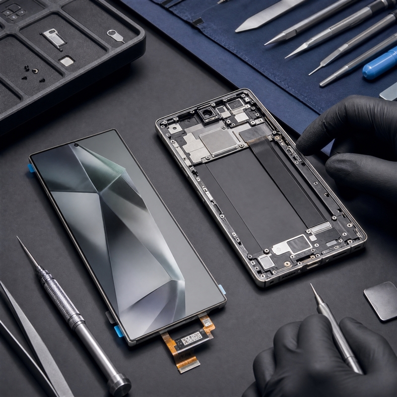 Thay màn hình nguyên bộ chính hãng Samsung Galaxy S25 Ultra