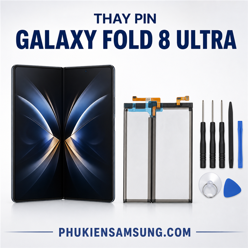 Thay pin Samsung Galaxy Fold 8 Ultra