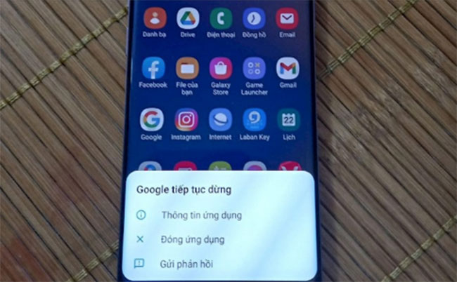 nguyên nhân và cách khắc phục google báo dừng