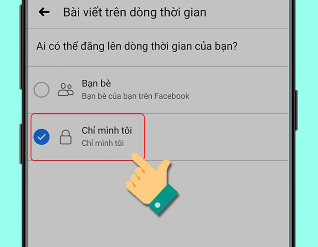 Cách khóa tường không cho người lạ đăng bài trên Facebook của bạn