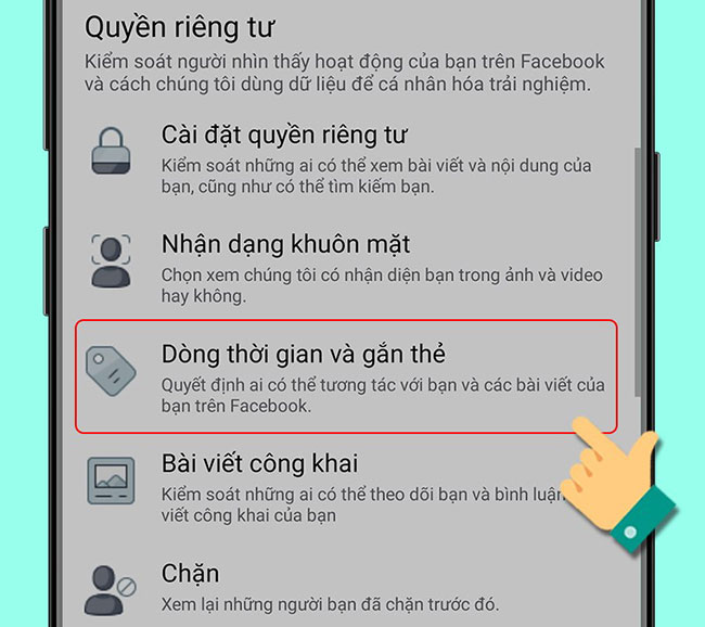 Cách khóa tường không cho người lạ đăng bài trên Facebook của bạn