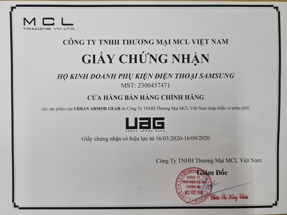 cách kiểm tra ốp lưng uag chính hãng