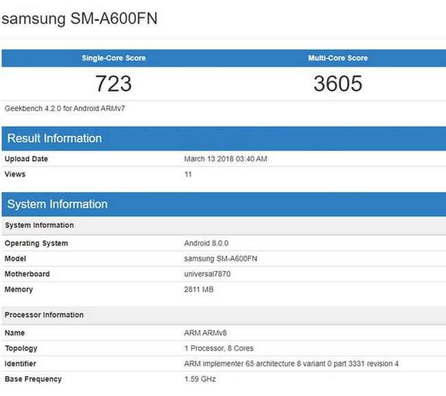  thông tin Galaxy A6 Plus 2018 Galaxy A6 ( 2018)