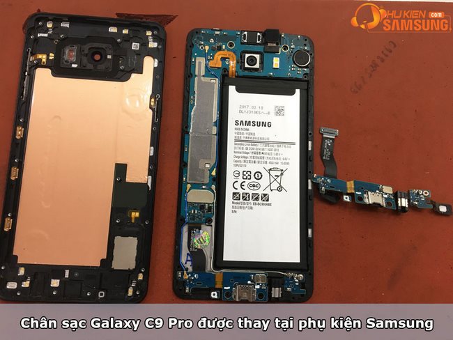 chân sạc Samsung C9 Pro chính hãng