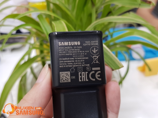 củ sạc samsung A20 chính hãng