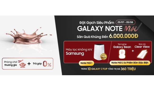 Đặt gạch Galaxy Note 20 Ultra, Note 20 mới ở đâu nhận quà khủng