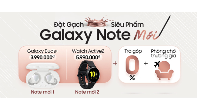 Đặt gạch Galaxy Note 20 Ultra, Note 20 mới ở đâu nhận quà khủng