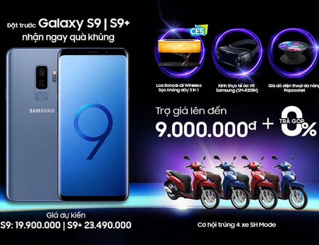 Đặt trước S9|S9+ Viễn Thông A