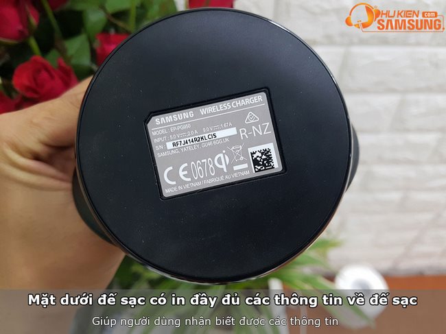 Bộ sạc nhanh không dây dạng đứng Galaxy S9 2018 chính hãng