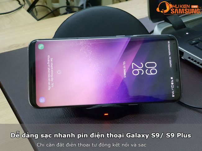 Bộ sạc nhanh không dây dạng đứng Galaxy S9 2018 chính hãng