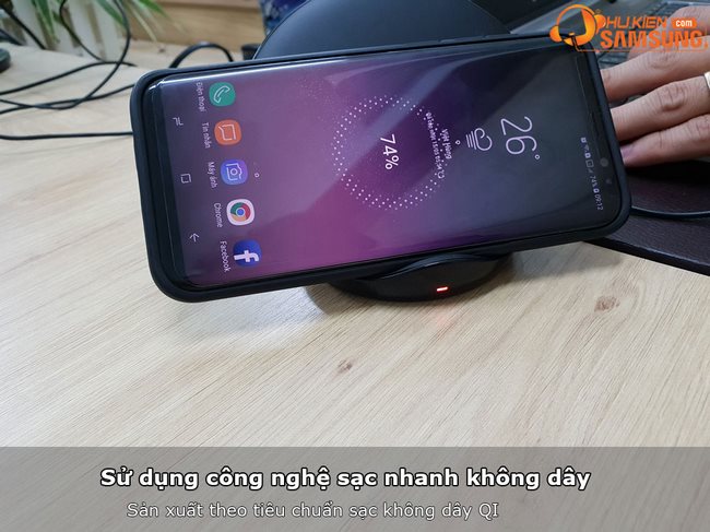 ế sạc nhanh kiểu đứng không dây S9 