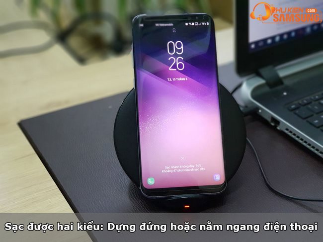 Bộ sạc nhanh không dây dạng đứng Galaxy S9 2018 chính hãng