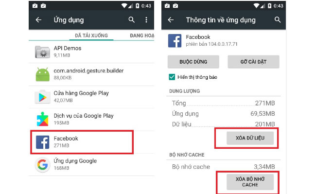 giảm giật lag cho điện thoại Android