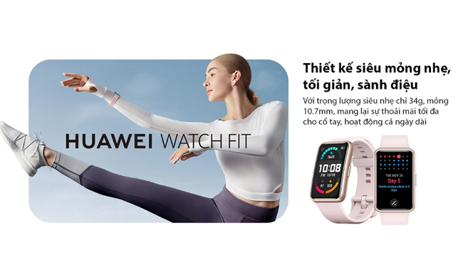 Đồng hồ Huawei Fit giá bao nhiêu ở Hà Nội