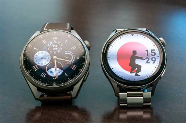 đồng hồ Huawei Watch 3 Pro và đồng hồ Huawei Watch 3