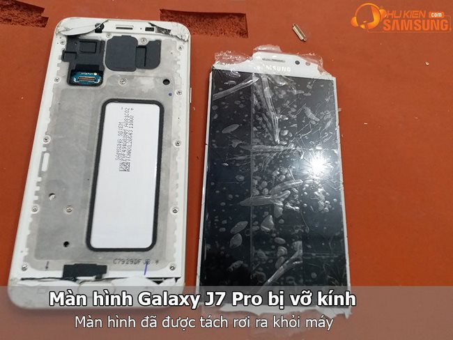 Thay mặt kính Galaxy J7 Pro chính hãng