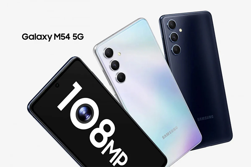 Galaxy M54 camera 108MP, pin 6.000mAh và 4 bản nâng cấp Android mới sắp ra mắt