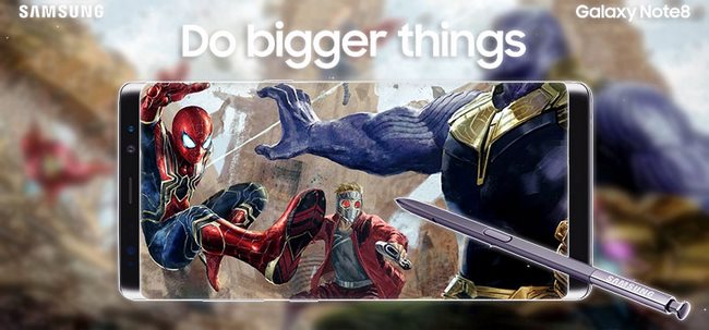 Galaxy Note 8 (Thanos) Kẻ muốn thống trị thế giới.