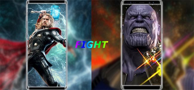 Ở một góc nào đó có thể so sánh Galaxy Note 8 giống như nhân vật Thanos còn Galaxy Note 9 giống như Thor (anh Thỏ)