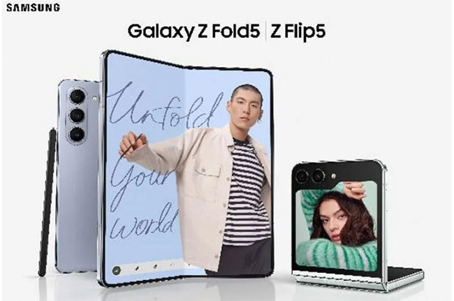 Các tùy chọn màu sắc của Galaxy Z Fold 5, Flip 5, Tab S9, Galaxy Watch 6