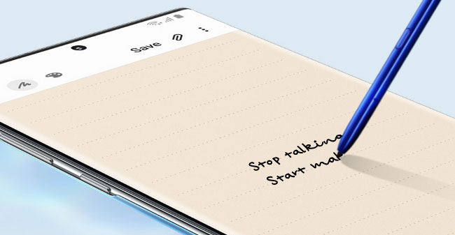 hướng dẫn cách sử dụng bút Spen Note 10