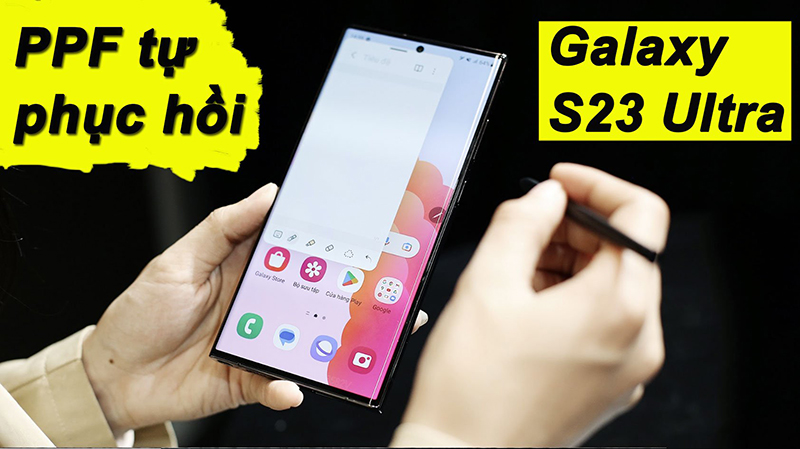 Miếng dán màn hình, kính cường lực Galaxy S23 Ultra Full màn tốt nhất