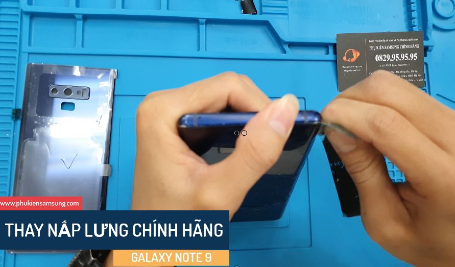 Thay nắp lưng Galaxy Note 9 chính hãng