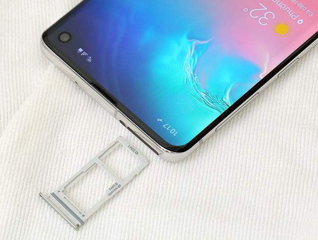 Khay sim và thẻ nhớ Galaxy S10 chính hãng