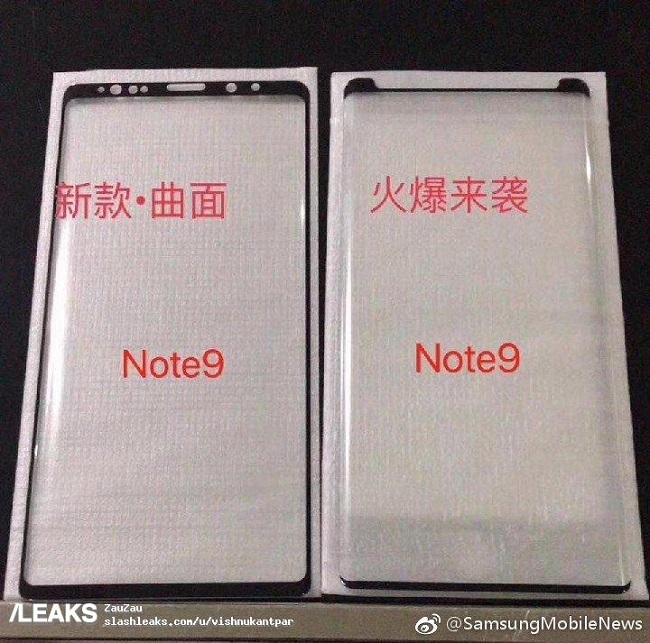 Thiết kế mặt trước của Note 9 trông không khác gì Note 8