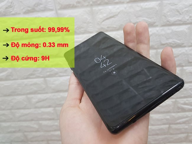 nên dán kính cường lực hay dán màn hình Note 8 tốt