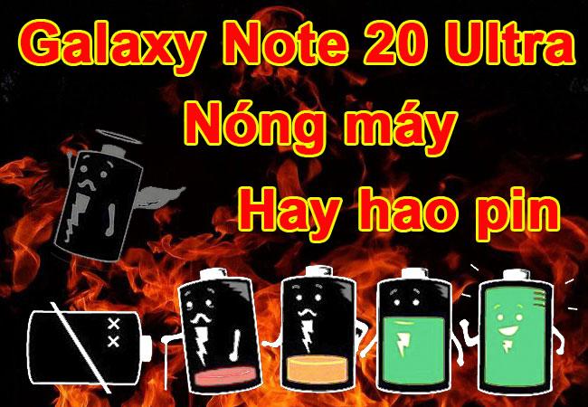 nguyên nhận và cách khắc phục Note 20 Ultra bị nóng, hao pin