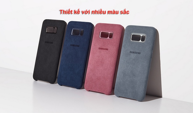 Ốp lưng Alcantara Galaxy S8 Plus chính hãng